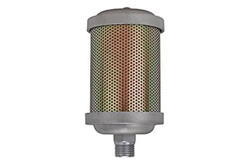 Riegler Hochleistungsschalldämpfer G 1/2 aus Aluminium - Hochleistungsschalldämpfer aus Aluminium mit verzinktem Stahl-Lochblech. Ideal für Kfz-Auspuffanlagen, robust und zuverlässig bis 10 bar Druck.
