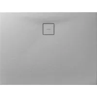 Breuer Duschwanne Modern Line Steingrau 80x120 cm - Duschwanne in moderner Steingrau-Optik, nur 3,5 cm hoch, ideal für ein elegantes Badezimmer-Design.