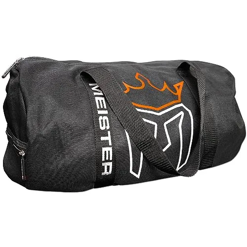 Meister X-Large Atmungsaktive Gaze Trainingstasche Sporttasche Schwarz