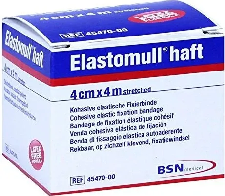 ELASTOMULL haft 4 cmx4 m Fixierbinde 1 St