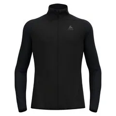 Odlo Zeroweight Warm Hybrid Laufjacke für Herren - Laufjacke für Herren, winddicht und mit reflektierenden Details für mehr Sicherheit. Ideal für kühle Tage dank gepeachter Innenseite und hervorragender Bewegungsfreiheit.