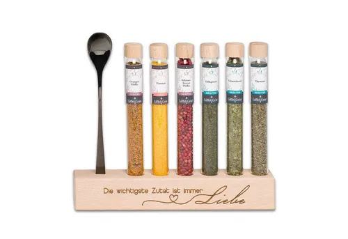 Löffelgeist Lebensmittel-Geschenkset Die wichtigste Zutat ist immer Liebe
