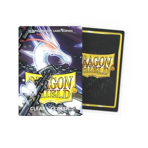 Dragon Shield Japanese Size Classic Sleeves (60) Clear von Dragon Shield