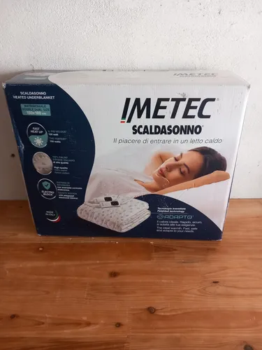 Imetec Scaldasonno Adapto Wärmeunterbett 150x160 cm - Infrarot- & Wärmegeräte: Waschbares Wärmeunterbett mit Temperatureinstellungen für optimalen Schlafkomfort und Wohlbefinden.