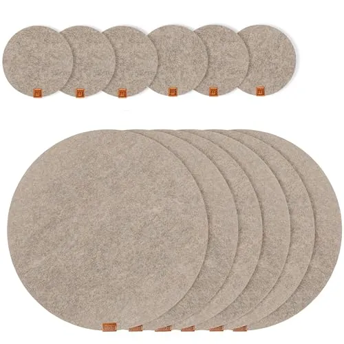 Tischsets Beige von Miqio
