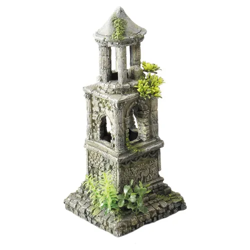 Europet Bernina 234-105399 Decor Mausoleum - Wickelauflagen mit realistischem Design, aus hochwertigem und nichttoxischem Polyesterharz, ideal für Aquarien und sicher für Fische.