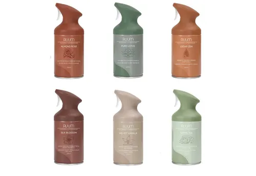 RUUM Raumduft Lufterfrischer (6-St., Raumsprays), Manuelle Anwendung – gezielte Frische auf Knopfdruck