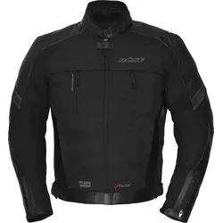 Büse Novaro Textil-/Lederjacke Schwarz 54 - Motorradjacke aus hochwertigem Rindleder, wasser- und winddicht mit atmungsaktiver Humax® Klimamembran. Ideal für komfortable Fahrten und Sicherheit durch entnehmbare Protektoren.
