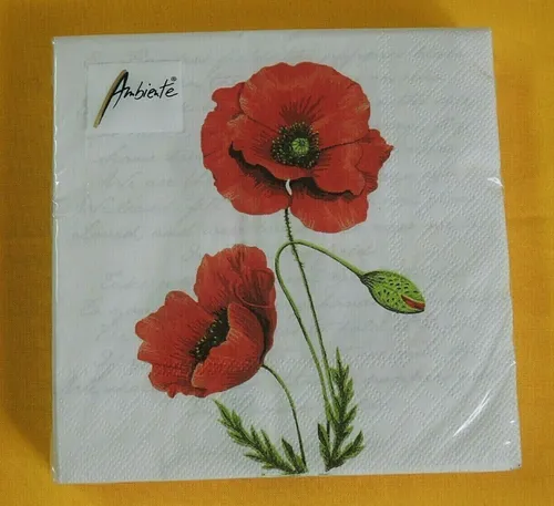 Papierservietten Rot von Ambiente