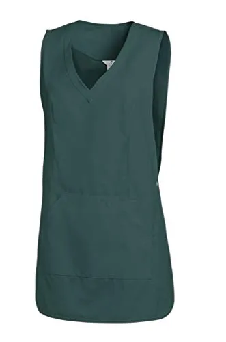 Überwurfschürze Damen bottle green 08/641/88, Größe II in grün von Leiber