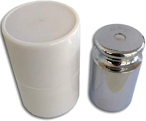 50g Eisen Kalibriergewicht Prüfgewicht inkl. Schutzhülse/Kalibriergewicht für Digitalwaage von G&G