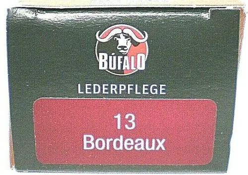 Schuhcreme Bufalo mit Schwammaufträger Pflege Bordeaux 75 ml 9,17€/100ml