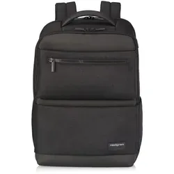 Hedgren Laptoprucksack Next, Polyester schwarz - Stylischer Laptoprucksack aus strapazierfähigem Polyester mit USB-Anschluss und Platz für 17,3 Zoll Laptops. Ideal für Beruf und Freizeit!