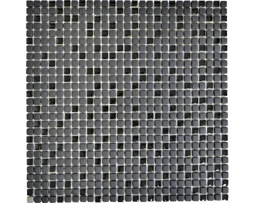 Glasmosaik CUBA 01B schwarz 30,5x30,5 cm in schwarz von Weitere
