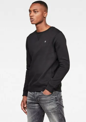 G-STAR RAW Herren Premium Core Sweater - Stylischer Pullover für Herren mit geripptem Rundhalsausschnitt und G-Star RAW Stickerei, ideal für einen modernen Look.