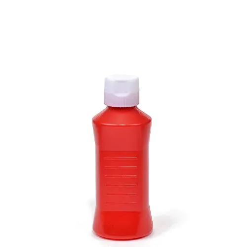 GRÄWE Quetschflasche für Ketchup für Senf, Ketchupspender, Senfspender aus Kunststoff (Rot, 600 ml)