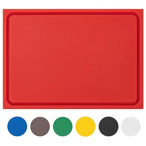 Muvell stabiles Schneidebrett Kunststoff in rot von MUVELL