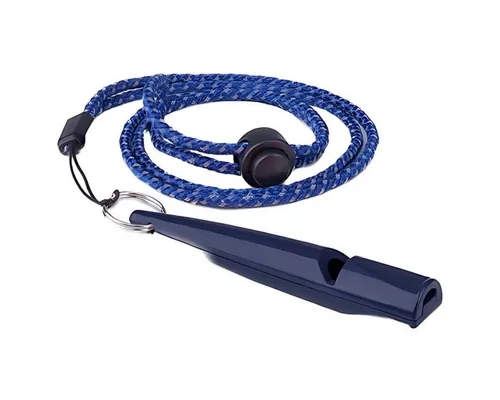 Coachi Trainingspfeife - ideal für Gehorsamkeits- und Rückruftraining, kräftiger klarer Ton, leicht und kompakt mit verstellbarem reflektierendem Trageband