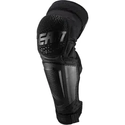 Leatt 3DF Hybrid EXT Motocross Knie- und Schienbeinschoner, schwarz, Größe S/M - Protektoren mit weichem Knieschutz und Hartschalenverlängerung, belüftet für optimalen Komfort und Schutz bei jedem Ride.