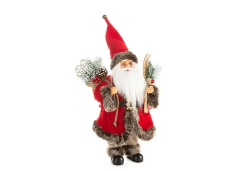 Eurofirany Weihnachtsmann Dekorative Figur Nikolaus Weihnachtsdekoration, Weihnachtsfigur
