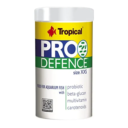 Tropical PRO Defence XXS 100ml für kleine Fische, 100 Milligramm, Granulat, 1 Gramm, Trocken aufbewahren