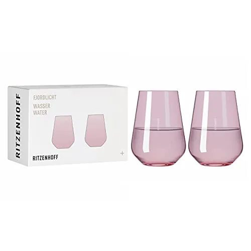 RITZENHOFF 3651003 Wasserglas 500 ml in pink von Ritzenhoff
