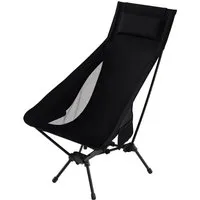 Costway Faltbarer Campingstuhl Ultraleicht mit Kopfstütze - Robuster und stabiler Campingstuhl mit innovativer Dreieckstruktur, ideal für Outdoor-Aktivitäten. Leicht zu transportieren in der kompakten Tragetasche. Ergonomisches Design für optimalen Komfort.