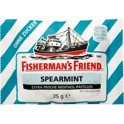 Fishermans Friend Spearmint ohne Zucker Pastillen 25 g