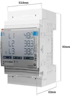 ABL MID-3P-65A Pulsar - Externer Zähler für Dienstwagen - Fahrzeugbatterie-Ladegeräte mit präziser Abrechnung der Ladevorgänge über die kostenfreie App Wallbox und Messung von Strömen bis 65 A.