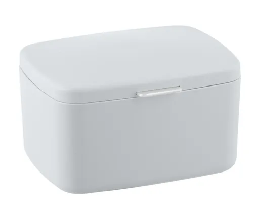 Wenko Barcelona Badbox mit Deckel, Weiß