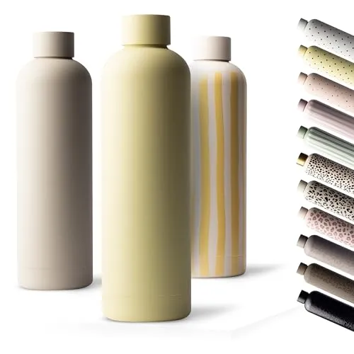 MAMEIDO Thermosflasche 750 ml - Auslaufsichere Edelstahl Trinkflasche für jeden Anlass - Entdecke die elegante 750 ml Edelstahl Thermosflasche. Sie hält Getränke bis zu 12 Stunden heiß und 24 Stunden kalt. Ideal für Sport, Büro und Reisen – robust und geschmacksneutral, perfekt für Deinen aktiven Lebensstil.