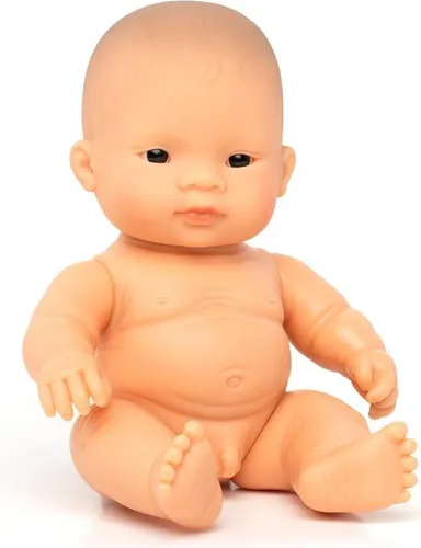 Miniland Babypuppe asiatischer Junge 21cm - Lernspielzeug Puppe
