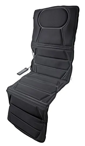 50cm Massagematte für Nacken und Rücken, Wellnes Massageliege, 4-Zonen Massagegerät mit wohltuende Wärmefunktion 160 x
