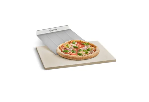 BURNHARD Pizzastein und Pizzaschaufel für perfekte Pizza