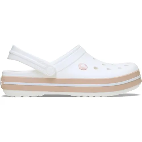 Crocs Crocband Clog 46-47 EU White/Pink Caramel