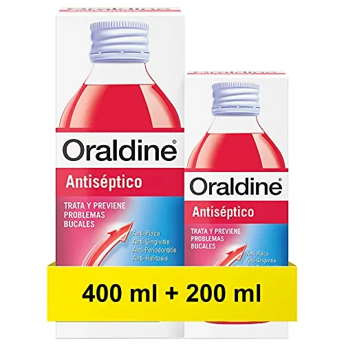 ORALDINE Mundwasser 400ml + 200ml gratis