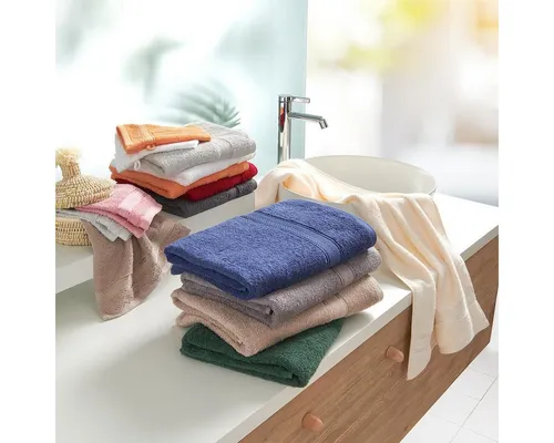 BETTWARENSHOP Handtuch Set, Duschtücher, Handtücher, Saunatücher, Frottier (Set, 6-St)