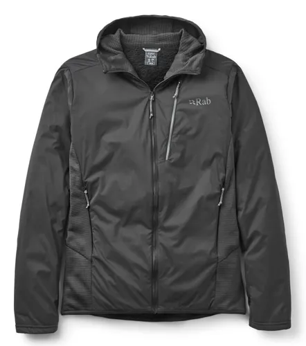 Rab Ascendor Summit Hoody Fleecejacke Gr M grau