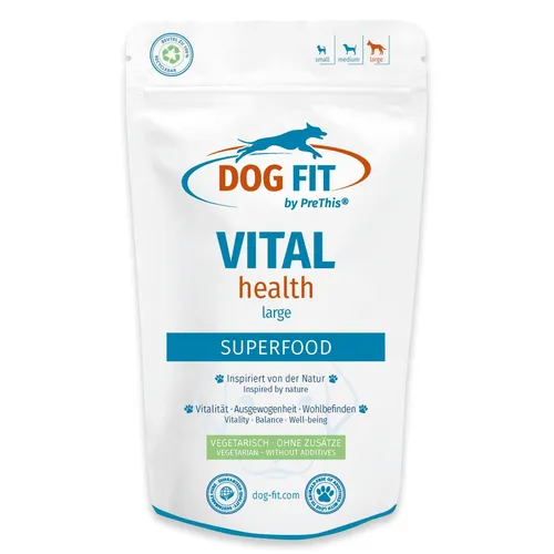 DOG FIT by PreThis® VITAL health » Superfoods & Vitalpilze für Hunde (large)