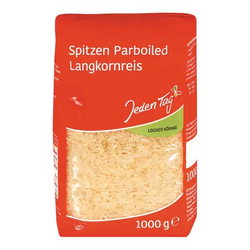 Jeden Tag Langkorn Parboiled Reis 1 kg
