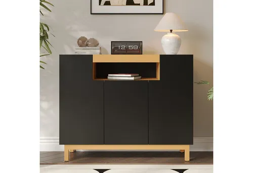 Fine Life Pro Sideboard mit drei Türen für Wohn- und Esszimmer