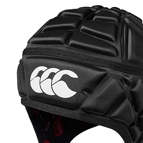 Canterbury Raze Headguard JU, Unisex-Jugend Raze Kopfschutz JU, Black/True Red, XXS -