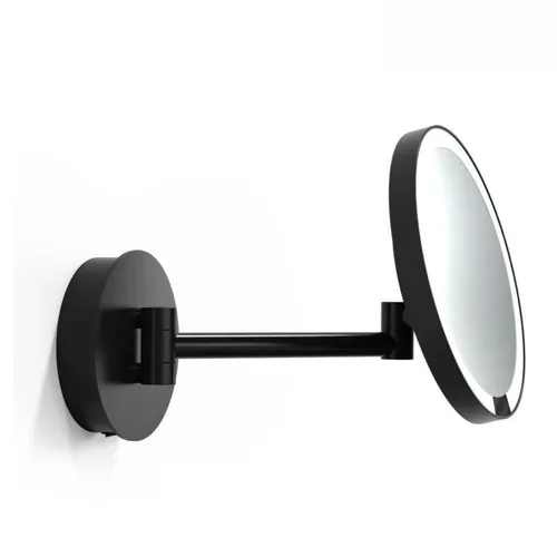 Decor Walther Just Look Plus Kosmetikspiegel - Hochwertiger Wand-Kosmetikspiegel mit 5 oder 7-facher Vergrößerung, dimmbarem LED-Licht und kabellosem Akku – ideal für präzises Make-up und Pflege.