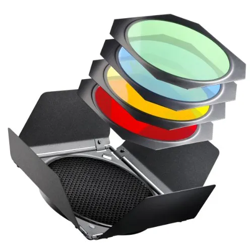 Walimex Abschirmklappen/Waben/Farbfilterset von Walimex Pro