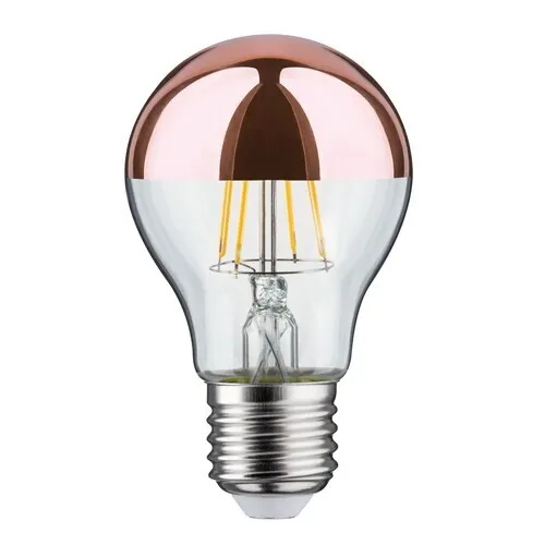 LED AGL Kopfspiegel 600 lumen E27 2700K 6,5W 230V kupfer