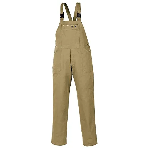 BIG-TEXXOR Arbeits-Berufs-Latz-Hose, 290g/m2, khaki - Hochwertige Arbeits-Latz-Hose aus 100% Baumwolle, ideal für Handwerk und Industrie, erhältlich in verschiedenen Größen für optimalen Tragekomfort.