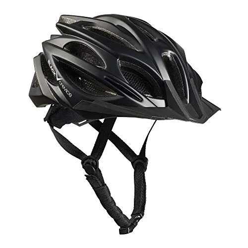 BLACK CREVICE Fahrradhelm für Erwachsene - Atmungsaktiver MTB-Helm, Größenverstellbar (schwarz, M/L) - Fahrradhelme mit optimaler Anpassung und atmungsaktiver Polsterung für höchsten Tragekomfort. Ideal für Sicherheit und frischen Kopf beim Radfahren.