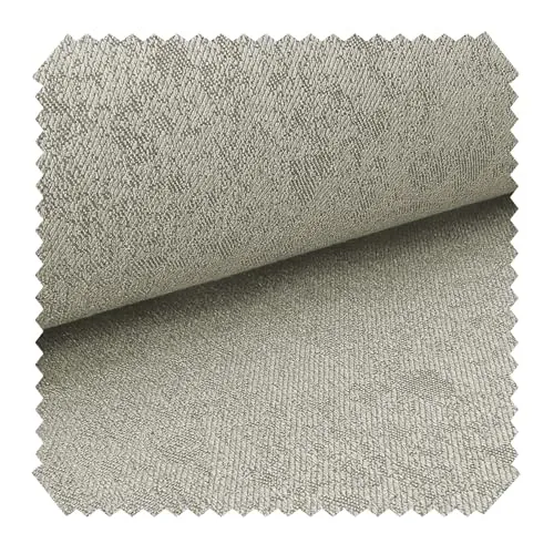 novely® Kamen Melange Möbelstoff - Polsterstoff mit Glow-Effekt - Robuster Bezugsstoff - Pflegeleichte Meterware 1 lfm | Farbe: 04 Beige Grau