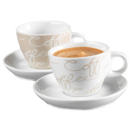 Ritzenhoff und Breker Cornello creme Espressotassen Set 4 teiliges Set