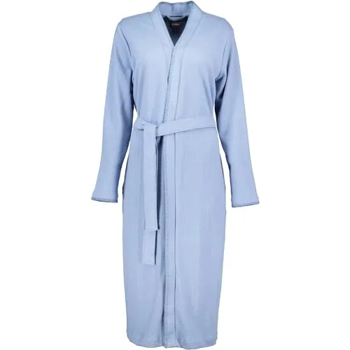 Cawö Home Damenbademantel Pique 812 Kimono - Eleganter Kimono-Bademantel aus 100% Baumwolle, ideal für entspannte Momente zu Hause. Mit einer Länge von 115 cm und pflegeleicht bei 60°C.